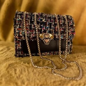 Black with different colors bag